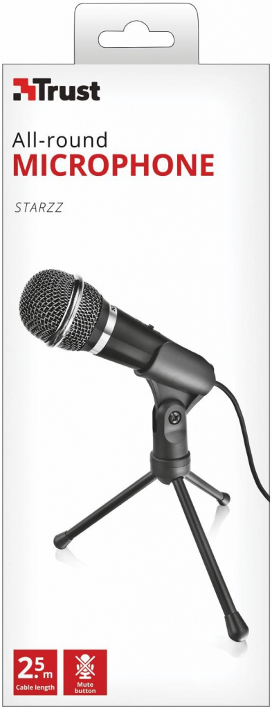 Trust Starzz All-round Microphone 21671 od 10,78 € - Heureka.sk
