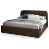 Wilsondo Čalúnená manželská posteľ s úložným priestorom Renive K 140x200 - hnedá