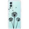 Odolné silikónové puzdro iSaprio - Three Dandelions - black - OnePlus Nord 2 5G