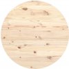 vidaXL Stolová doska Ø90x2,5 cm masívna borovica