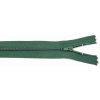 Nedeliteľný jemný plastový špirálový zips (veľkosť číslo 3) rôzne farby - dĺžka 12 cm - 60 cm 18 cm Tmavo Zelená