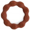 Malý Ježko Silikónové hryzadlo - Morská Vlna - Chocolate
