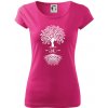 Narodeninový strom 50 - Dámske tričko Pure - M ( Purpurová )