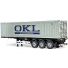 Tamiya 40ft Container 3A Semi-Trailer (stavebnica) 1:14