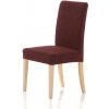 Poťah elastický na celú stoličku, komplet 2 ks Petra, bordo