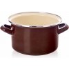 Smailovaný hrniec BROWN 18 cm, 2 l
