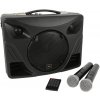 QTX Delta-50, přenosný řečnický systém MP3/BT/FM/2x VHF, 50W