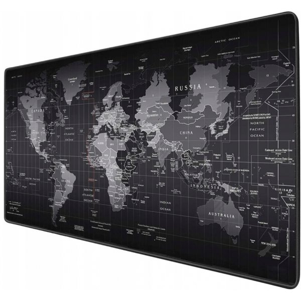 Velká pracovná alebo herná podložka pod klávesnicu a myš motív mapa světa  od 4,99 € - Heureka.sk