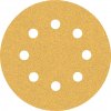 Bosch Brúsny papier EXPERT C470 s 8 otvormi pre excentrické brúsky, 115 mm, zrnitosť 60, 5 ks 2608900795