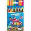 Voskovky Ocean World trojhranné JUMBO 12 ks