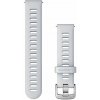 Garmin Quick Release (18 mm) silikónový, White – Silver 010-12932-0B