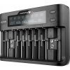 Univerzálna nabíjačka everActive UC800 10-kanálová pre 9V, 18650, 26650, R14, AA, AAA batérie
