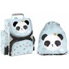 Paso Školský set aktovka + batoh na chrbát Panda