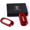 Kľúčenka T-carbon pre Dodge / Jeep a podobné, červená