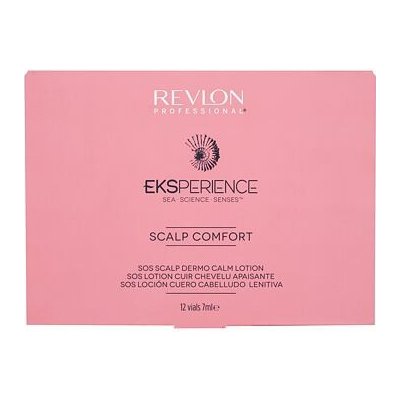 Revlon Professional Eksperience Scalp Comfort SOS Dermo Calm Lotion zklidňující kúra pro citlivou a podrážděnou pokožku hlavy 12x7 ml pro ženy