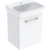 Geberit Selnova Square umývadlo so skrinkou 44.5 cm biela 502.750.00.1