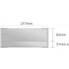 Triline Dc106/BL nástenná tabuľa 217x93 mm design Classic