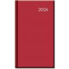 Mini diár A6 FALCON červený 2026