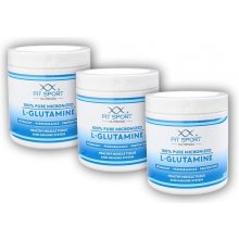 FitSport Nutrition 100% Pure Micronized L-Glutamine 990g