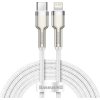 Basesus CATLJK-B02 USB-C na Lightning PD 20 W, 2m, bílý