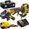 DEWALT UHLOVÁ BRÚSKA AKU 125MM LR 18V 2*5.0AH (DCG406P2LRT-QW)