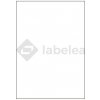 Labelea Samolepiace etikety 297x420 mm biele papierové, na hárku A3, pre laserovú a atramentovú tlač, 5 spodných násekov, Farba etikiet Biela, Počet hárkov v balení 100 EPY297420W005S