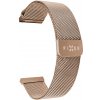 Fixed - Kovový remienok (Mesh) 18 mm - Huawei Watch GT 4 (41 mm)/W1/Honor Watch S1/Garmin Venu 2S/Vivoactive 4S - ružovo-zlatý KF2341702