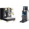 Lelit Bianca PL162T V3, black + Rancilio Rocky Doserless