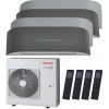 Klimatizácia Toshiba Haori multisplit 4x 2,5kW + vonkajšia 8kW (4x 2,5kW / vonk. 8kW)