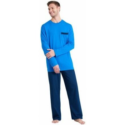 Schiesser 175678 pánské pyžamo dlouhé modré od 41,42 € - Heureka.sk