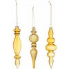 Sklenené vianočné ozdoby v súprave 3 ks ø 4 cm Auralia – Bloomingville