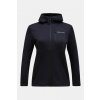 MIKINA PEAK PERFORMANCE W TRAIL POLARTEC ZIP HOOD BLACK