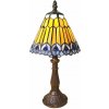 Stolová tiffany lampa PÁV Ø20*34