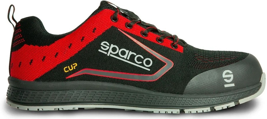 Sparco CUP ALBERT S1P SRC Bezpečnostná obuv Čierna-Červená