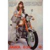 Jawa 634 - ceduľa 30cm x 20cm Plechová tabuľa