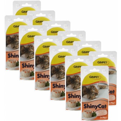 GimCat ShinyCat kura papája 24 x 70 g