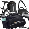 Taška na bicykel na zadný nosič Wozinsky WBB19BK 35 l