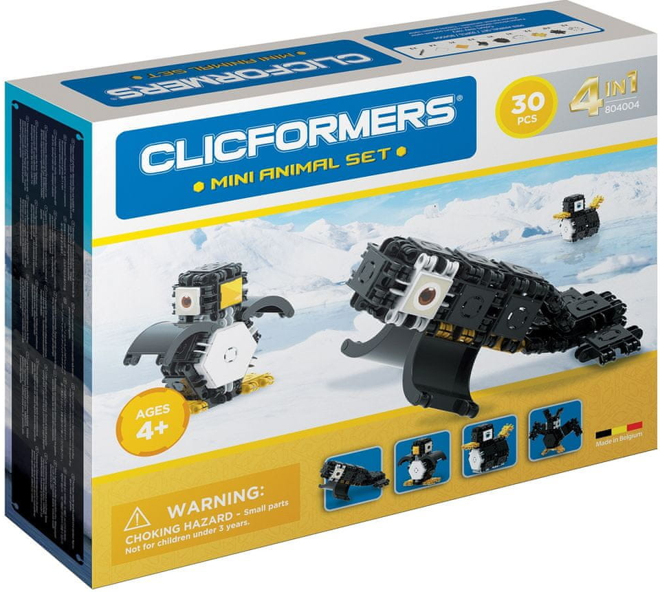 Clicformers Mini zvieratká 4v1