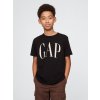 GAP Detské tričko s logom Čierna XS Čierna Čierna