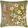 Butlers BOHEMIAN Vankúš kvety 50 x 50 cm - zelený