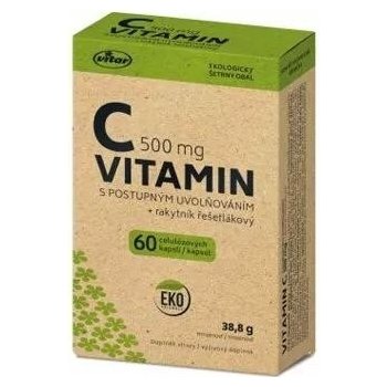 Vitar Vitamin C 500 mg +rakytník EKO 60 kapsúl