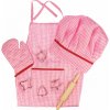 Bigjigs Toys Ružová kuchárska súprava