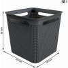 Rotho Úložný box Brisen 18L bílý