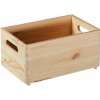 Úložný box Kesper Viacúčelové drevené debničky 40 x 30 x 23 cm (69600)