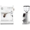 Ascaso Steel UNO PID, White&Wood + Eureka Atom W 75, chrome