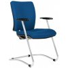 Konferenčná stolička Gala modrá D4 - 1 kus - 1 KS - čalúnené - textília (PES, POP, PAN) - dopredaj - 47 - áno - rokovacia stolička - 5 - 8 hodiny - Antares - 60 mesiacov - Antares Gala - Modrá - 120 k