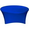 TENTino Elastický obrus STANDARD na okrúhly stôl 122 cm Farba obrusu: MODRÁ / ROYAL BLUE