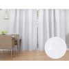 Biante Dekoračný záves TF-100 Biele ornamenty s lístkami 150x210 cm