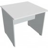 Hobis Rokovací stôl Gate, 80x75,5x80 cm, biela/sivá