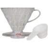 HAR Plastový dripper V60-02 HARIO clear